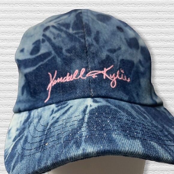 Kendall & Kylie Denim Tie Dye Baseball Cap - Picture 3 of 8